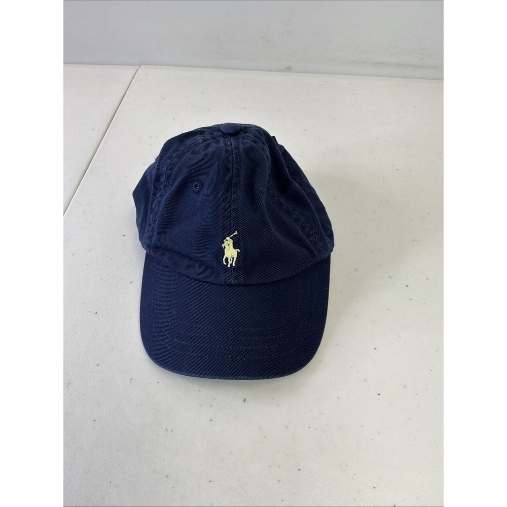 Polo Ralph Lauren Classic Cotton Chino Ball Hat Navy Baby 12 - 24 Months Cute